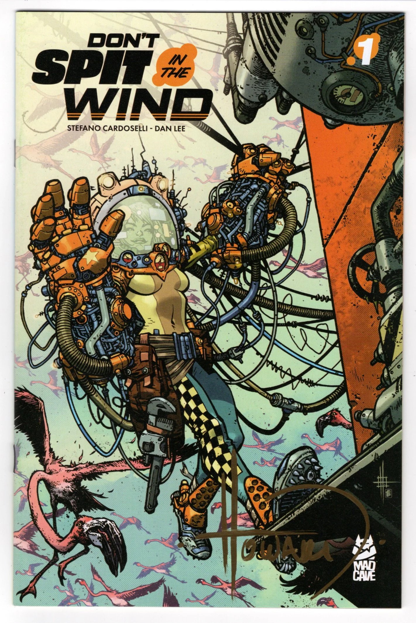 Don't Spit in the Wind' Variant Cover by Zach Howard, Signed